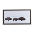 Frozen Trek by Mercana Studio a Hand Embellished Textured Framed Photo Art Print Matted under Glass by Mercana at Eve Furniture