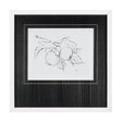 Fruit Sketch Apple by Mercana Studio a Hand Embellished Textured Framed Art Print Matted under Glass by Mercana at Eve Furniture