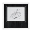 Fruit Sketch Pear by Mercana Studio a Hand Embellished Textured Framed Art Print Matted under Glass by Mercana at Eve Furniture