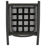Fruttuo Patio Rocking Chair with Grey Cushions by Manhattan Comfort at Eve Furniture