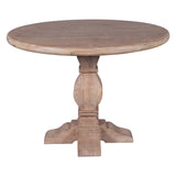 San Rafael 42" Round Dining Table in Antique Oak