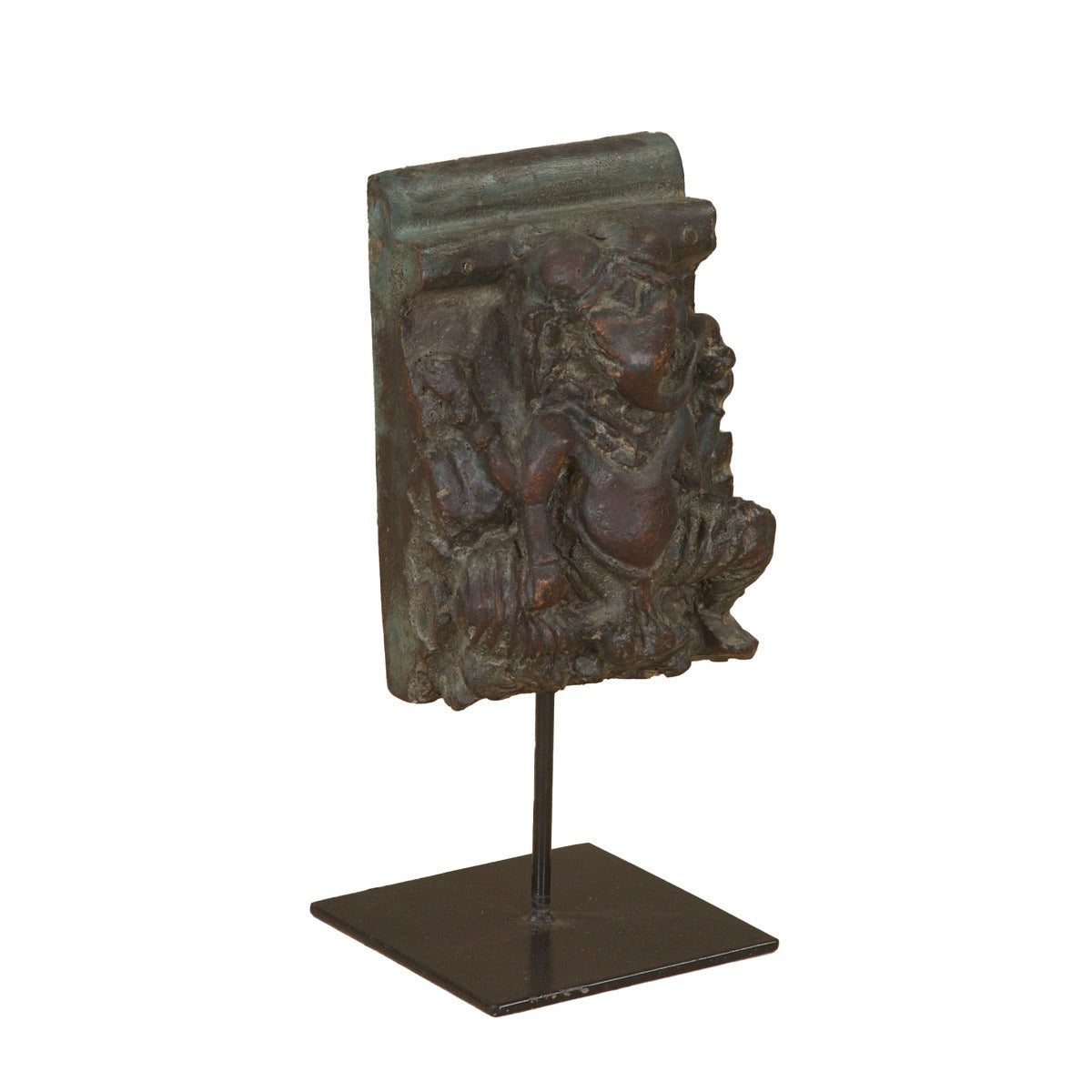 Carved Wooden Ganesha on Iron Stand by Home Trends & Design at Eve Furniture