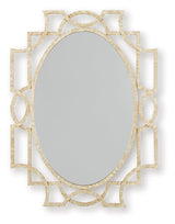 Fulkmore Antique Gold Finish Accent Mirror by Ashley at Eve Furniture