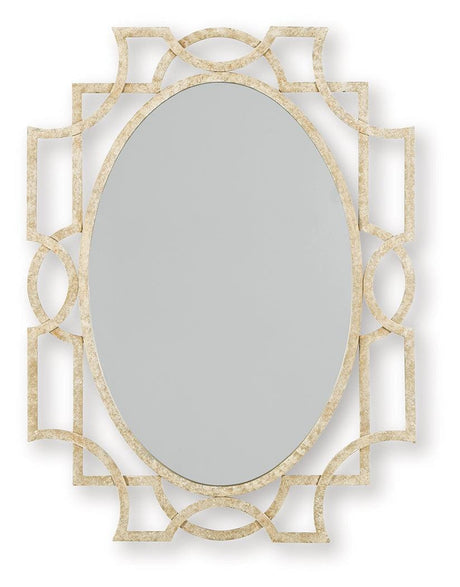 Fulkmore Antique Gold Finish Accent Mirror by Ashley at Eve Furniture