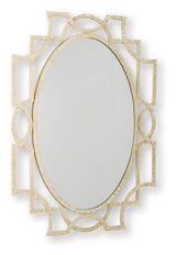 Fulkmore Antique Gold Finish Accent Mirror by Ashley at Eve Furniture
