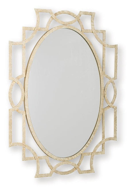 Fulkmore Antique Gold Finish Accent Mirror by Ashley at Eve Furniture