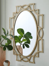 Fulkmore Antique Gold Finish Accent Mirror by Ashley at Eve Furniture