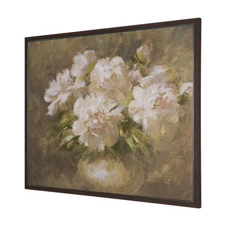 Full Bloom by Mercana Studio Hand-Embellished Textured Framed Canvas Artwork by Mercana at Eve Furniture