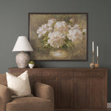 Full Bloom by Mercana Studio Hand-Embellished Textured Framed Canvas Artwork by Mercana at Eve Furniture