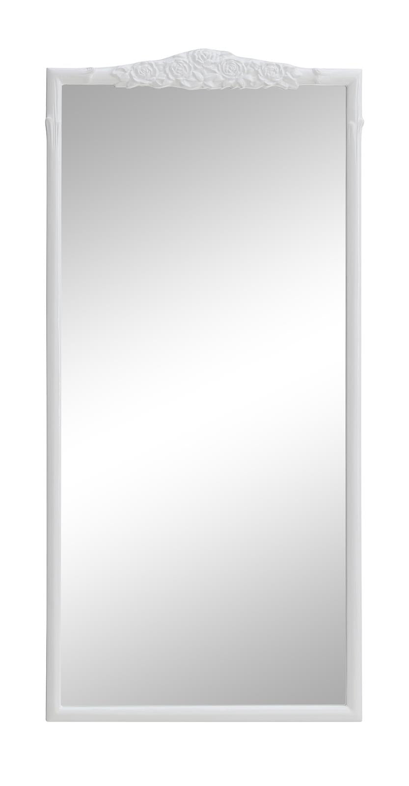 Sylvie Glossy White Full Length Mirror