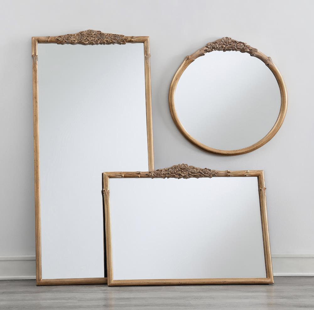 Sylvie Vintage Gold Full Length Mirror