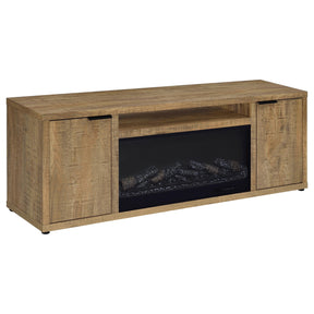 Fuller Mango 60-inch 2-Door TV Stand Fireplace Media Console by Coaster at Eve Furniture