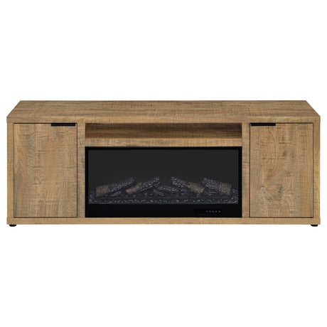 Fuller Mango 60-inch 2-Door TV Stand Fireplace Media Console by Coaster at Eve Furniture
