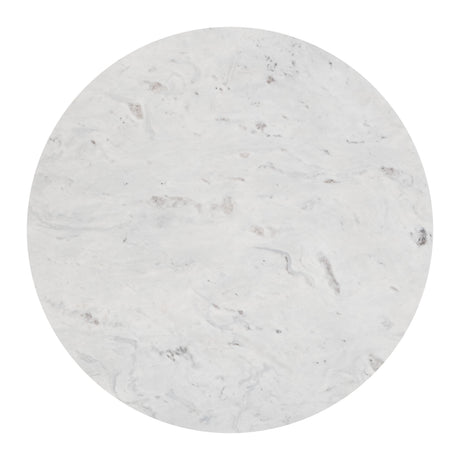 Fullerton White & Gold Dining Table by Zuomod at Eve Furniture