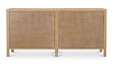 Fulton 4 Door Sideboard Natural by Moe's Home at Eve Furniture