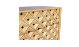 Fulton 4 Door Sideboard Natural by Moe's Home at Eve Furniture
