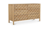 Fulton 6 Drawer Dresser Natural by Moe's Home at Eve Furniture