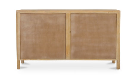 Fulton 6 Drawer Dresser Natural by Moe's Home at Eve Furniture