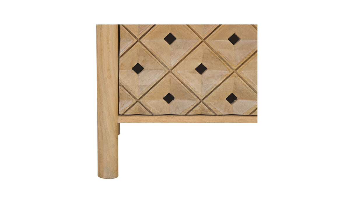 Fulton 6 Drawer Dresser Natural by Moe's Home at Eve Furniture
