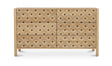 Fulton 6 Drawer Dresser Natural by Moe's Home at Eve Furniture