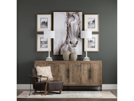 Fulton Brown/White Canvas by Crestview at Eve Furniture