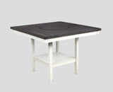 Fulton Chalk and White Counter Height Dining Set by Crown Mark at Eve Furniture