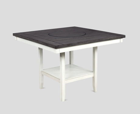 Fulton Chalk and White Counter Height Dining Set by Crown Mark at Eve Furniture