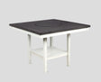Fulton Chalk and White Counter Height Table by Crown Mark at Eve Furniture