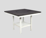 Fulton Chalk and White Counter Height Table by Crown Mark at Eve Furniture