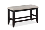 Fulton Charcoal and Light Gray Extendable Counter Height Dining Set by Crown Mark at Eve Furniture