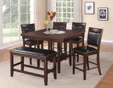 Fulton Espresso Counter Height Chair, Set of 2 by Crown Mark at Eve Furniture