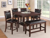 Fulton Espresso Counter Height Table by Crown Mark at Eve Furniture
