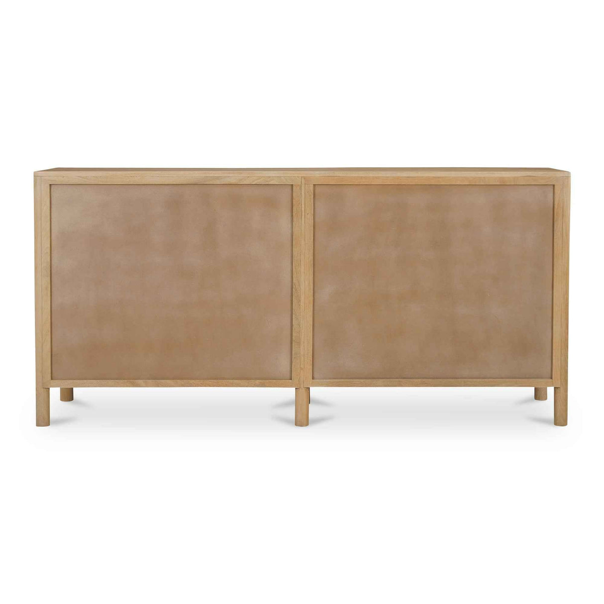 Fulton Natural 4 Door Sideboard by Moe's Home at Eve Furniture