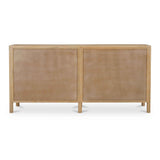 Fulton Natural 4 Door Sideboard by Moe's Home at Eve Furniture