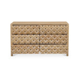 Fulton Natural 6 Drawer Dresser by Moe's Home at Eve Furniture