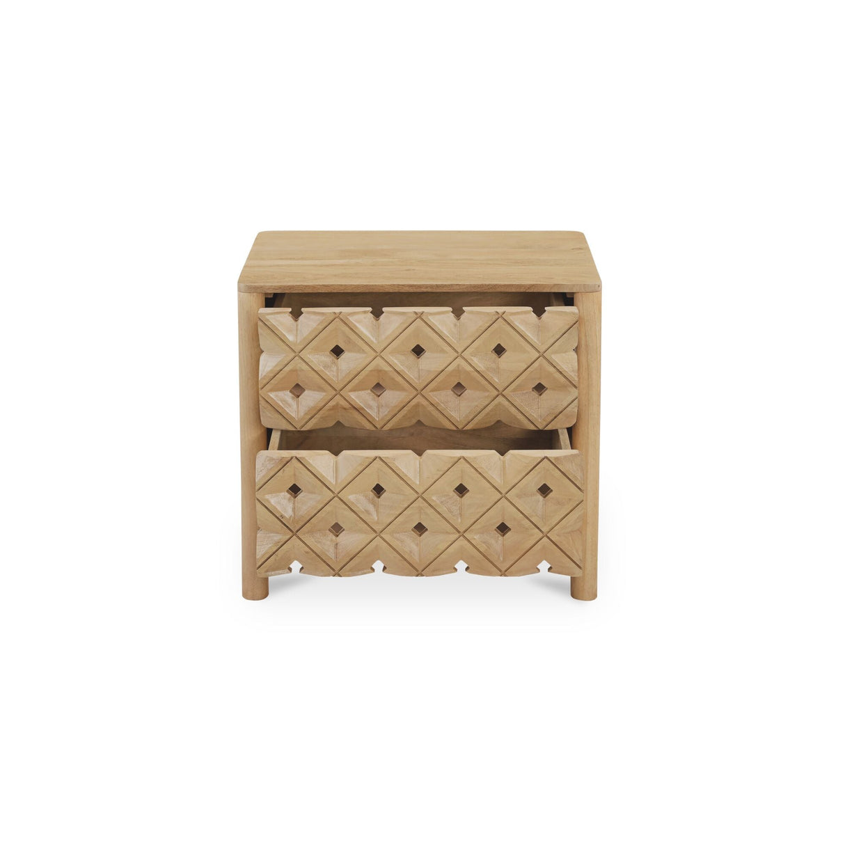 Fulton Natural Nightstand by MOES at Eve Furniture
