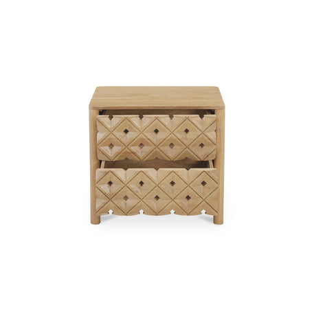 Fulton Natural Nightstand by MOES at Eve Furniture