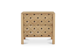 Fulton Natural Nightstand by MOES at Eve Furniture