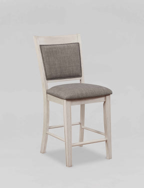 Fulton White Counter Height Chair, Set of 2
