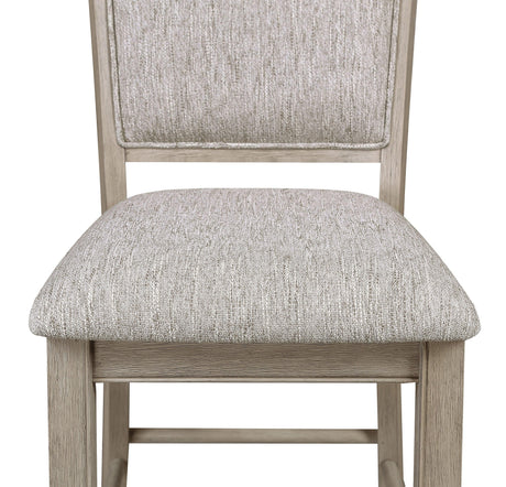 Fulton White Oak Counter Height Dining Chair, Set of 2 by Crown Mark at Eve Furniture