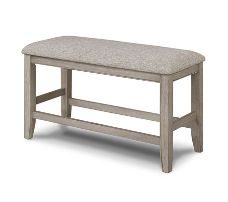 Fulton White Oak Counter Height Dining Set by Crown Mark at Eve Furniture