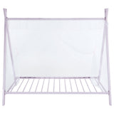 Fultonville Pink Metal Twin Tent Bed with 7-inch Mattress by Coaster at Eve Furniture