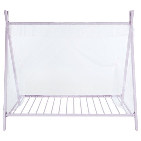 Fultonville Pink Metal Twin Tent Bed with 7-inch Mattress by Coaster at Eve Furniture