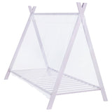 Fultonville Pink Metal Twin Tent Bed with 7-inch Mattress by Coaster at Eve Furniture