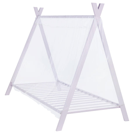 Fultonville Pink Metal Twin Tent Bed with 7-inch Mattress by Coaster at Eve Furniture