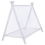 Fultonville Pink Metal Twin Tent Bed with 7-inch Mattress by Coaster at Eve Furniture