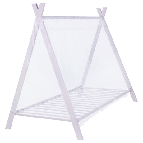 Fultonville Pink Metal Twin Tent Bed with 7-inch Mattress by Coaster at Eve Furniture