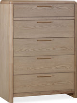 Furano Ginger Five Drawer Ash Wood Chest by Modus Furniture at Eve Furniture