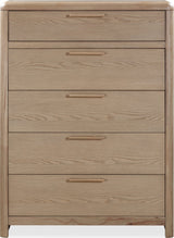 Furano Ginger Five Drawer Ash Wood Chest by Modus Furniture at Eve Furniture