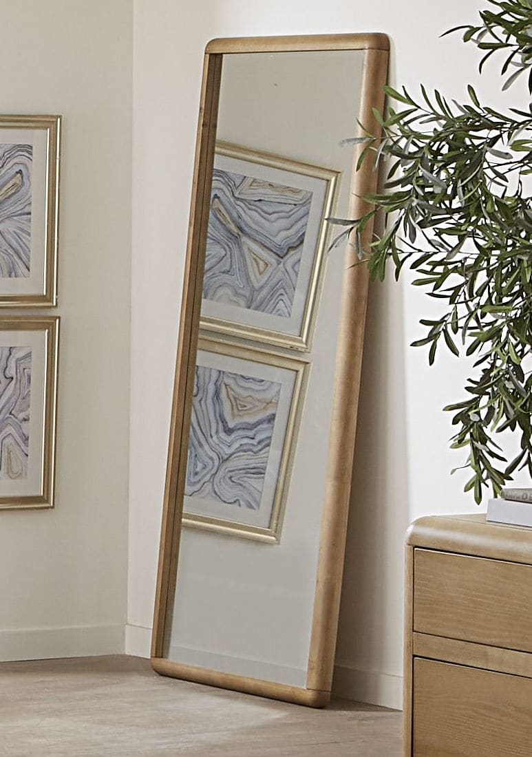Furano Ginger Floor Mirror by Modus Furniture at Eve Furniture